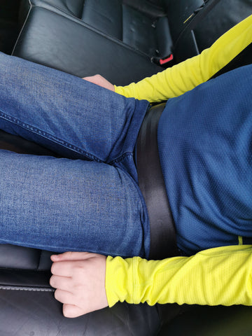 Passing the Five Step Test for travelling without a child car seat restraint Rearfacing.ie