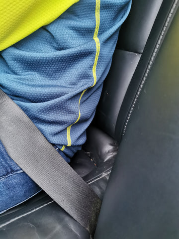 Passing the Five Step Test for travelling without a child car seat restraint Rearfacing.ie