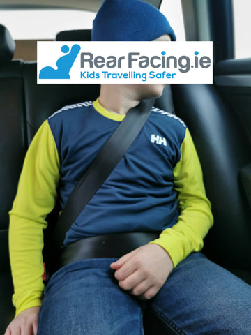 Passing the Five Step Test for travelling without a child car seat restraint Rearfacing.ie