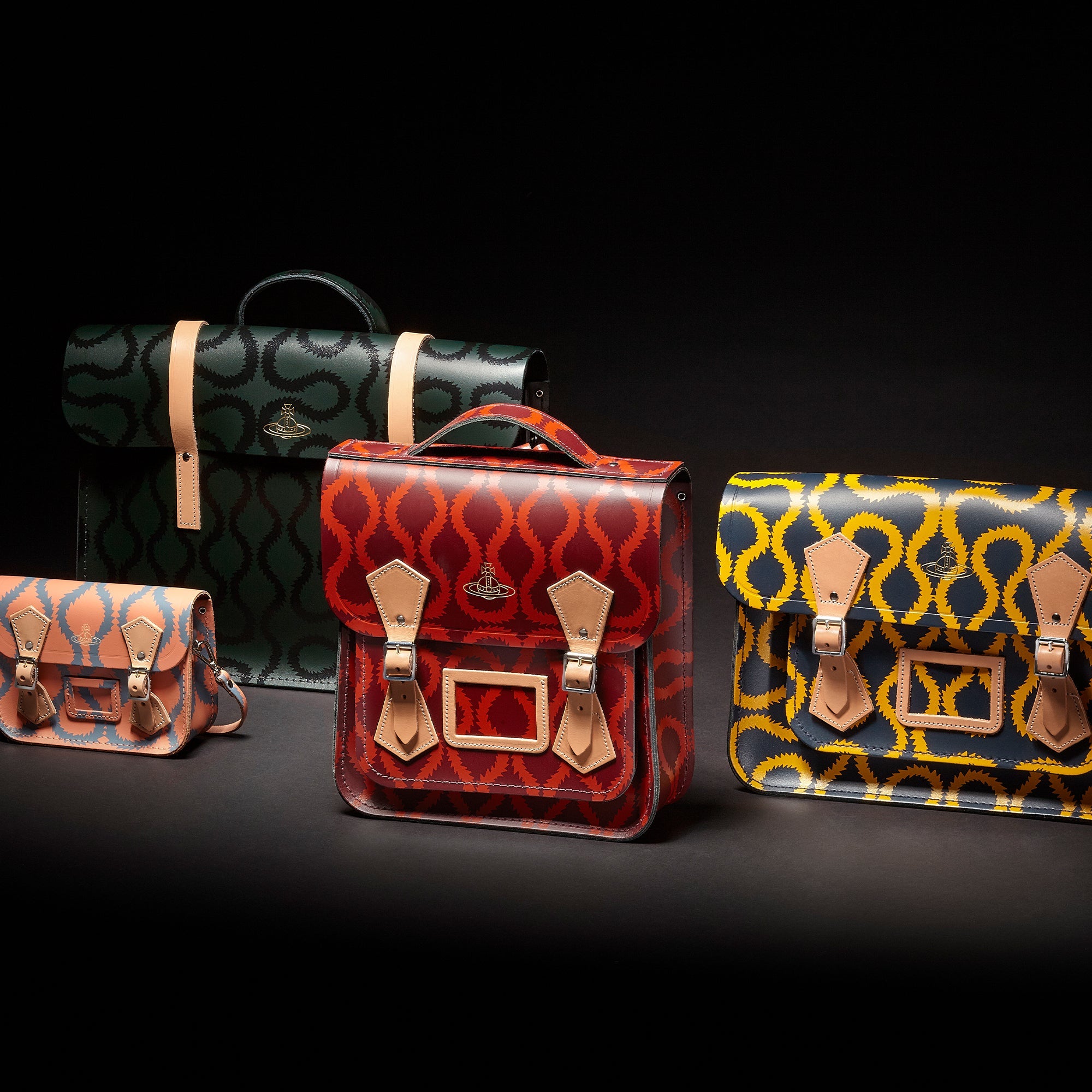 Vivienne Westwood x The Cambridge Satchel Co. - The Iconic Squiggle Sa