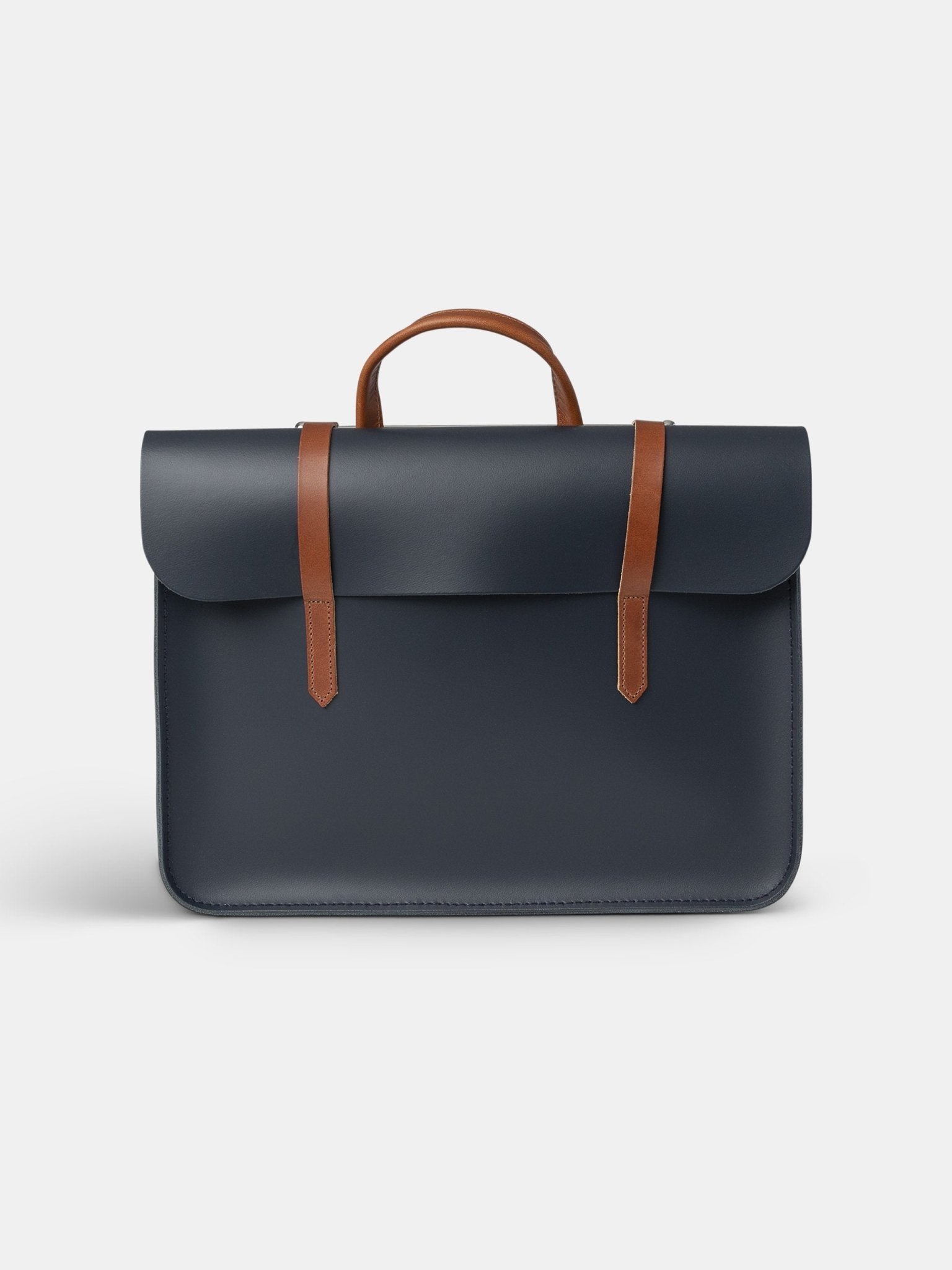 The Music Case -  Navy & Tan - Cambridge Satchel product image