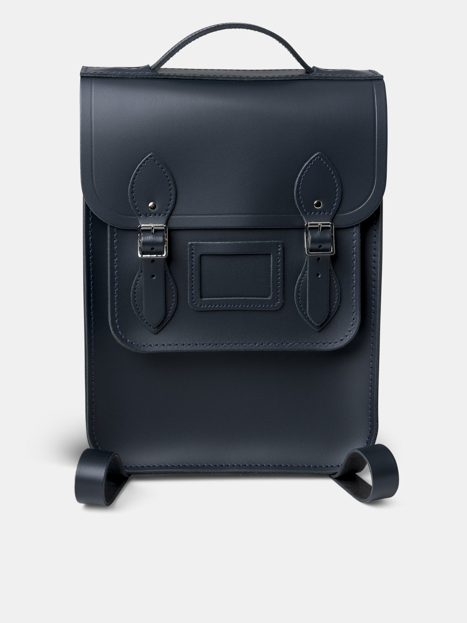 The Cambridge Satchel Co. Unisex Navy Leather Backpack