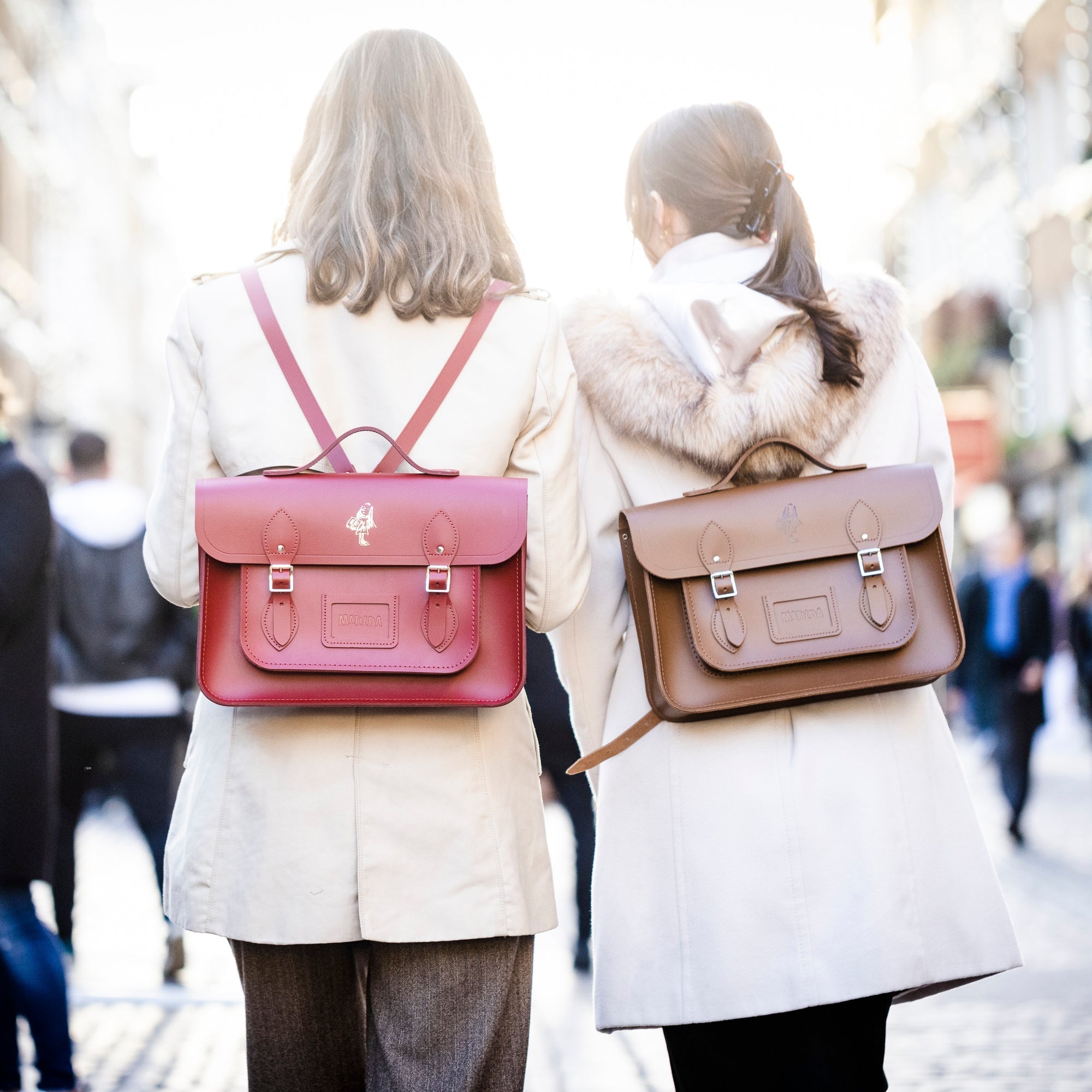 Burgundy Leather Flap Top-handle Satchel Bag Shoulder Bags for Travel