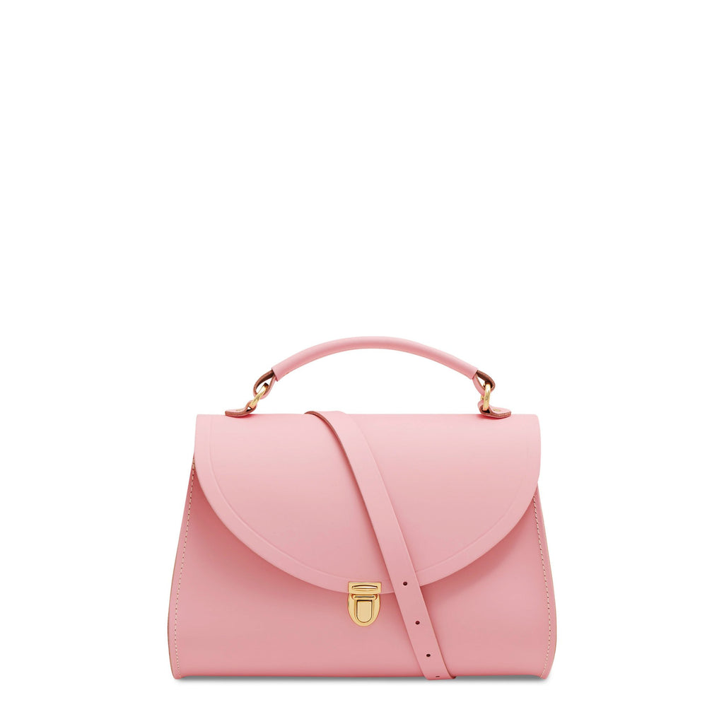 Pink Cambridge Satchel Women's Leather Poppy Cross Body Handbag – The ...