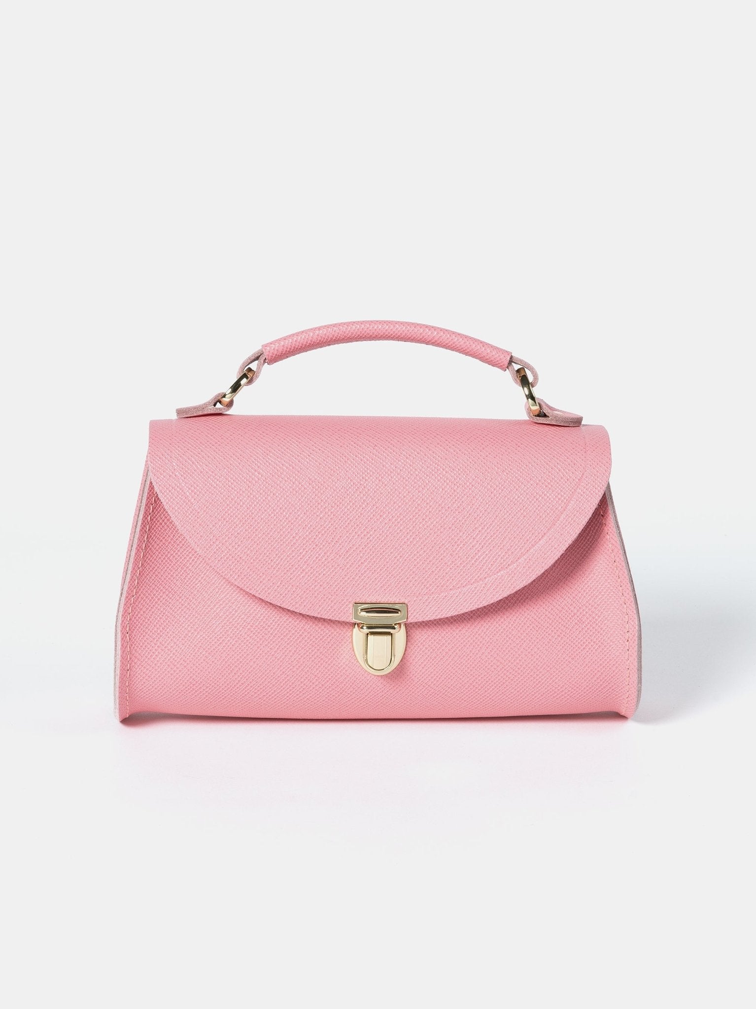 Buy the Coach Leather Poppy Small Handbag Hot Pink