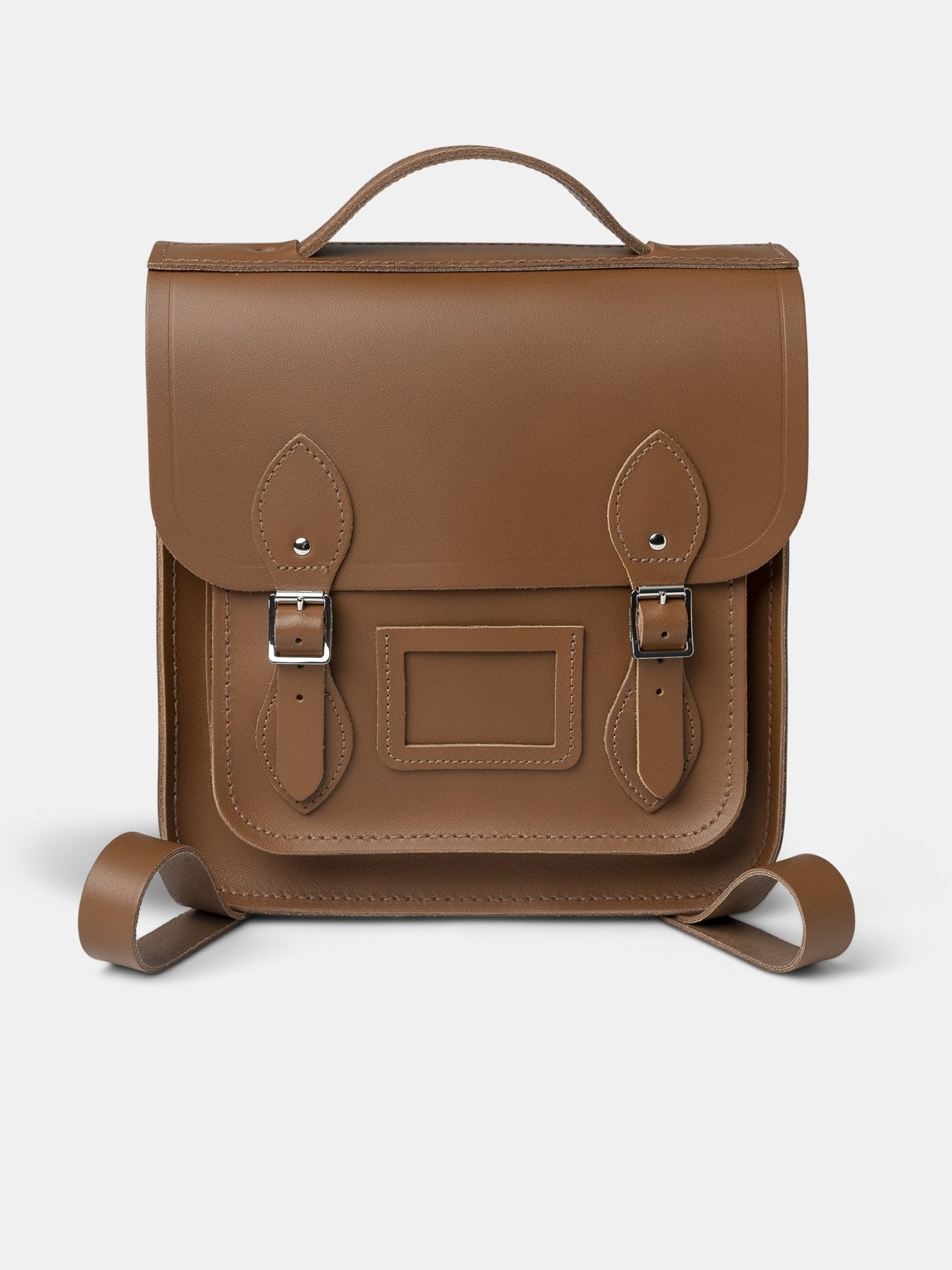 Small Portrait Backpack Brown Backpack | Cambridge Satchel Co.