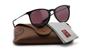 ray ban erika purple polarized