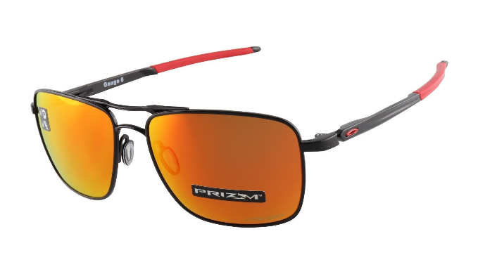 Oakley Gauge 6 Polished Black / Prizm Ruby Polarized Sunglasses (OO603 –  1Sale Deals