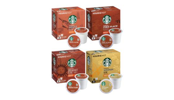 (25¢ EACH!) 300 Count: Starbucks K-Cup Coffee Pods (May Be Past Best-B