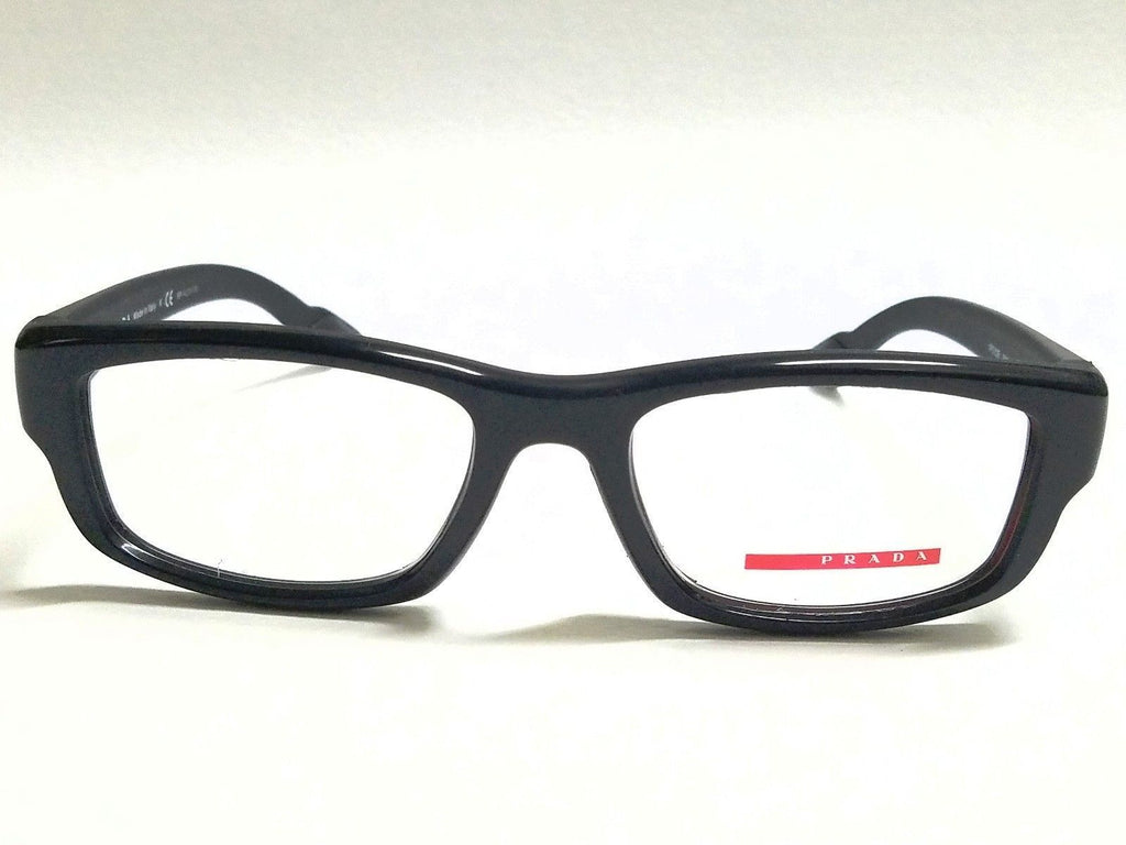 Prada Sport Black RX Prescription Eyeglasses (PS02EV 1AB1O1 52mm