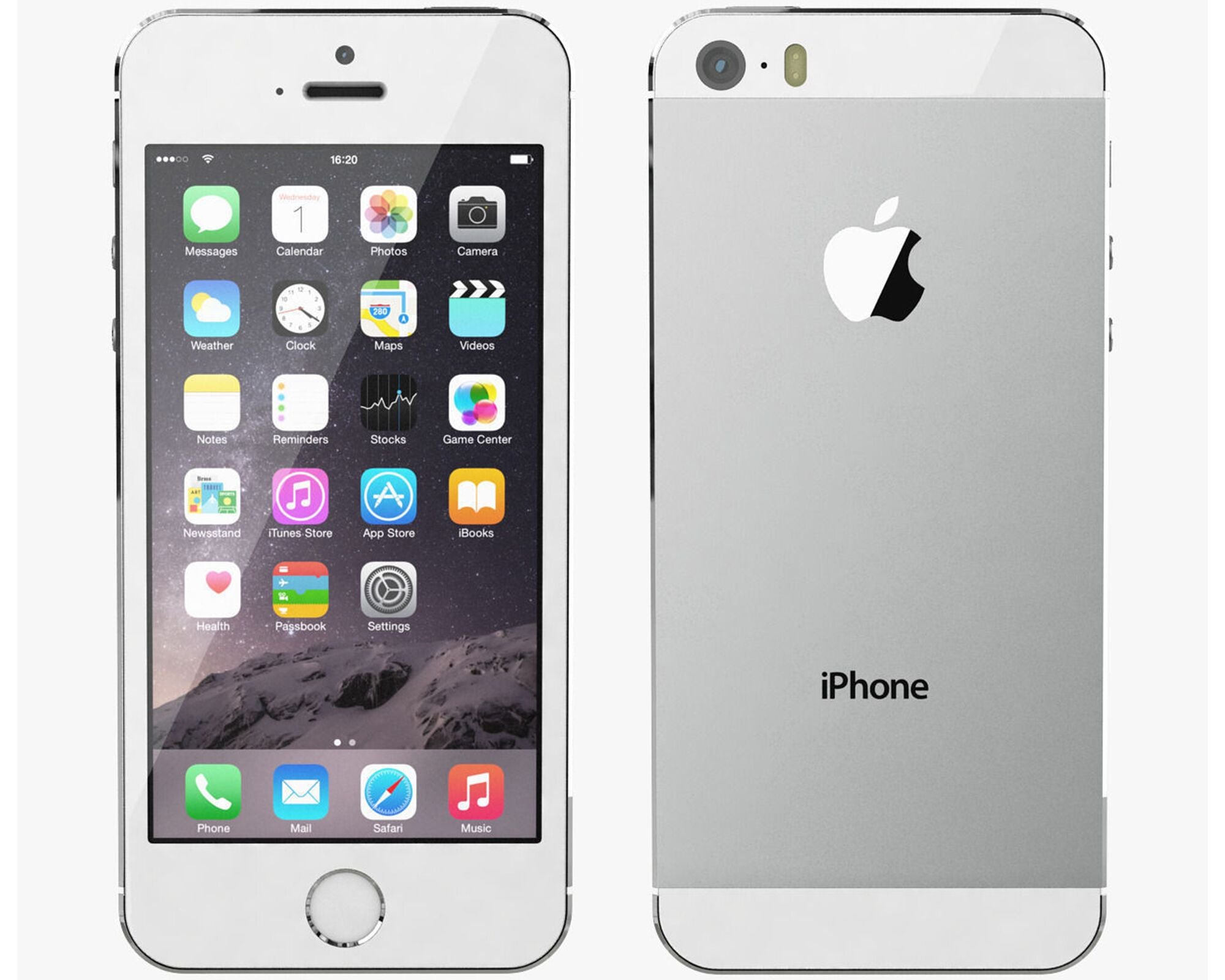 Apple iPhone 5s 16 GB Smartphone, 4" LCD1136 x 640, 1 GB RAM, iOS 7, 4G ...