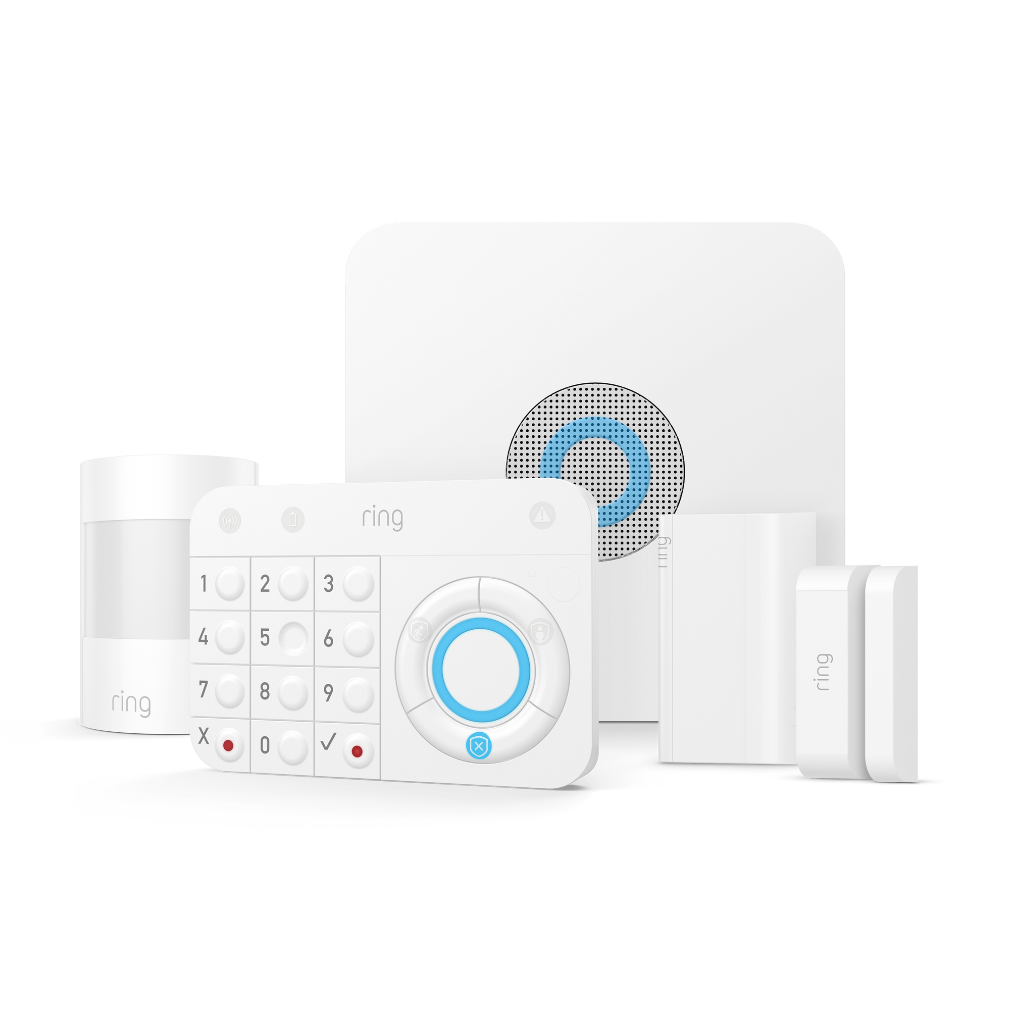 Alarm 5-Piece Kit I Whole-Home, Smart 