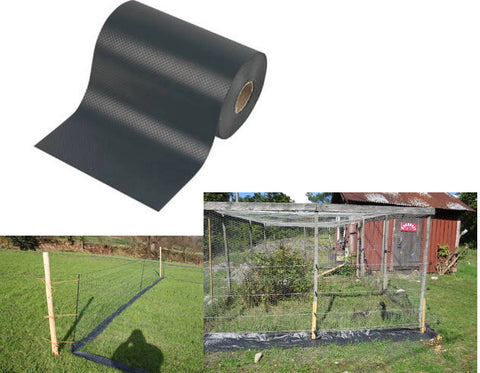 Poultry Netting Weed Suppression.