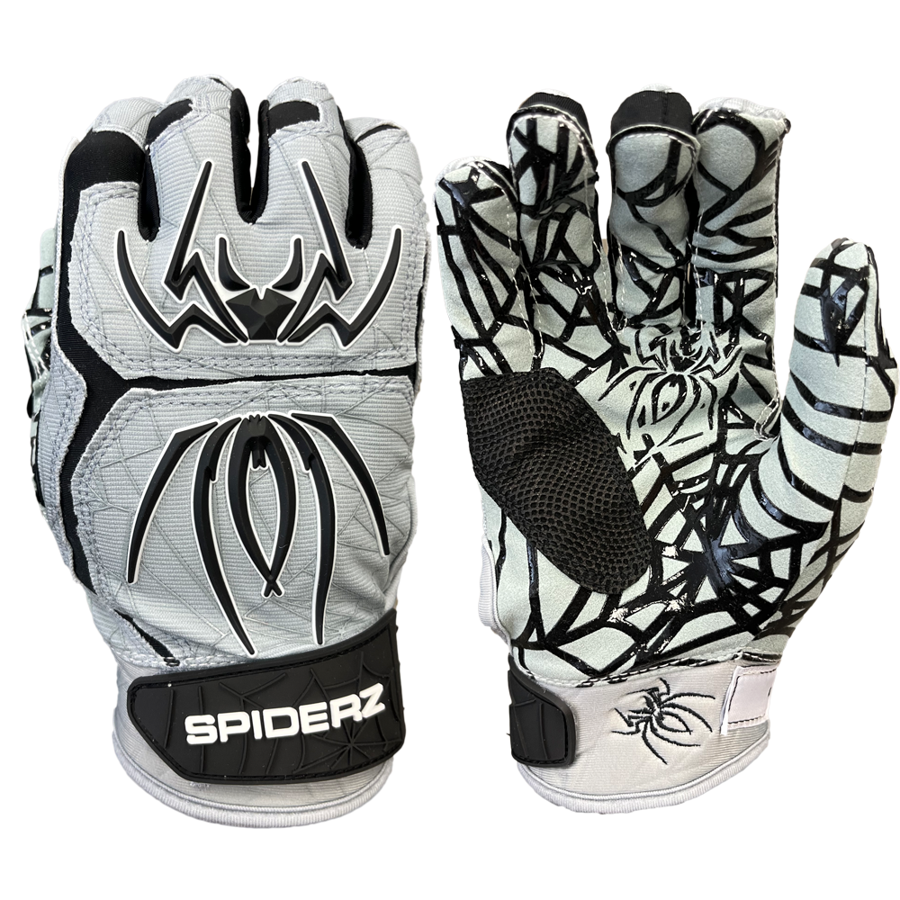 ASICS Neoreviv Batting Gloves, White/Engine