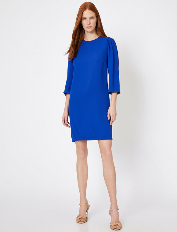 royal blue shift dress