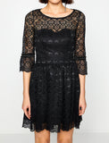 4612274 Black Lace Dress