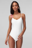 6010140 Off-White Floral Detail Swimsuit