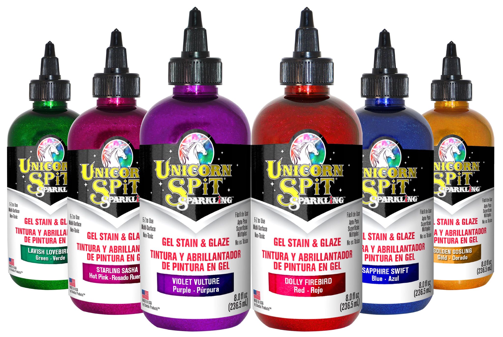 Unicorn SPiT® Sparkling Gel Stain & Glaze, Michaels