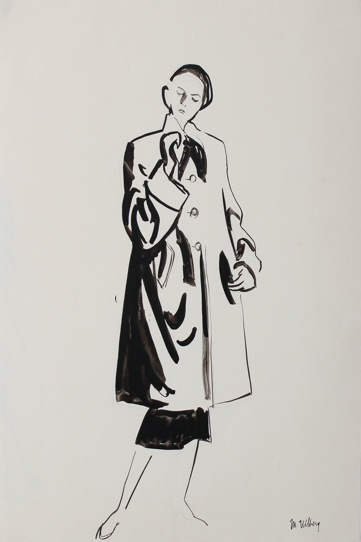 Marjorie Ullberg | Fashion Illustration | 1946-54 - Lost Art Salon