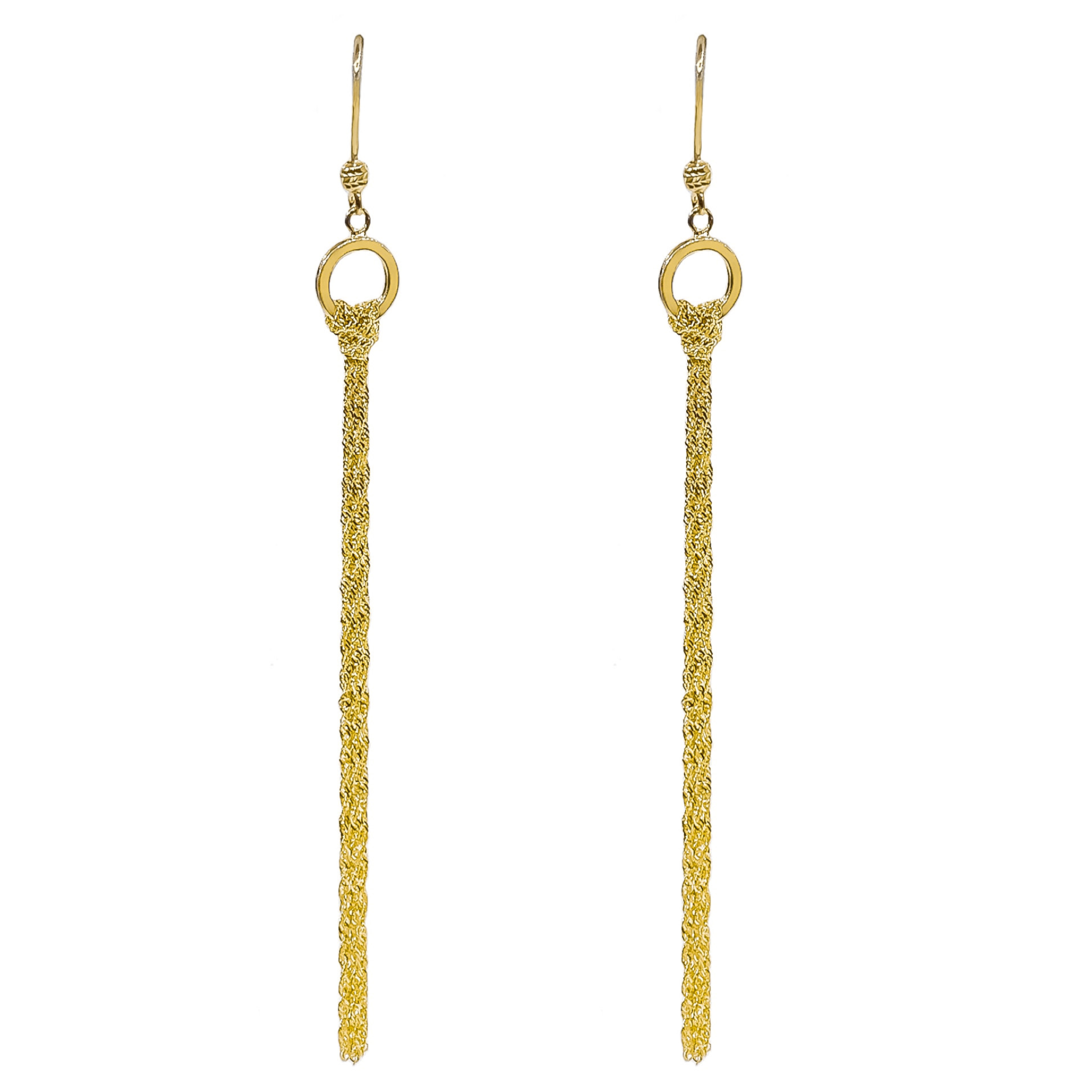 Lagrima Earrings Patacón Seed Earrings Yellow Gold Earrings 