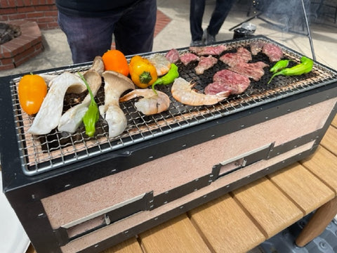 Barbecue japonais original – Konro Grill et Binchotan –