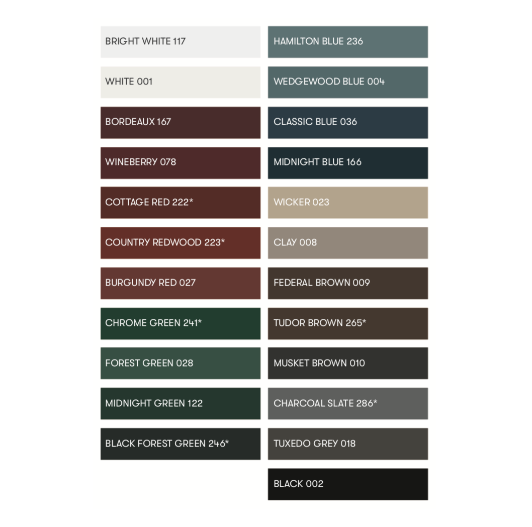 Shutter Paint Color Options