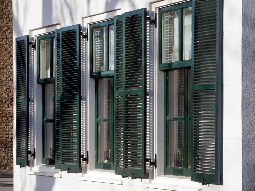 green composite shutters