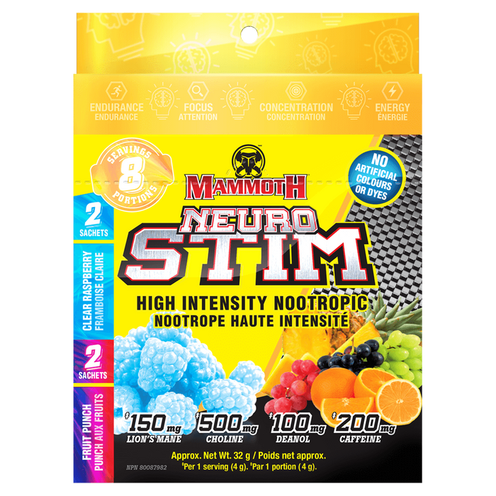 Mammoth Neuro Stim | Energy and Focus | Nootropic Supplements ...