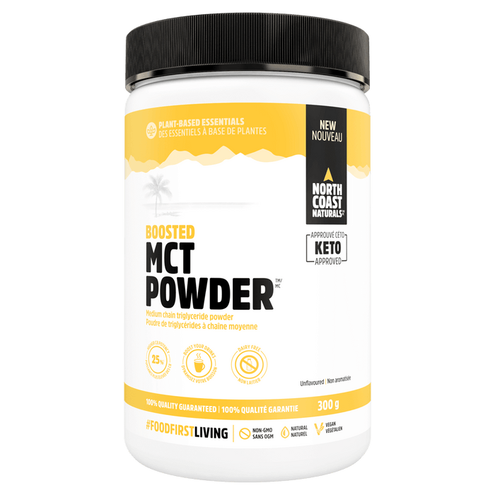 North Coast Naturals MCT Powder Fatty Acid 300g / Unflavoured at Supplement Superstore Canada 627933100302