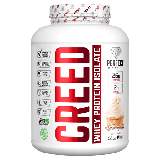 Perfect Sports Creed Protein Powder 4.4lb / Vanilla Cupcake at Supplement Superstore Canada 699097754004
