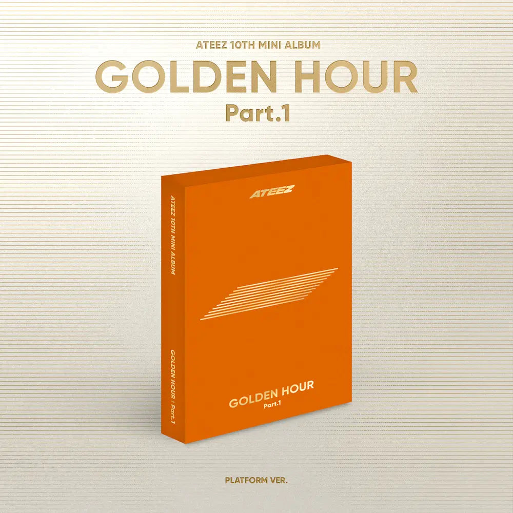 ATEEZ 10th Mini Album - GOLDEN HOUR : Part.1 (Platform Ver.)
