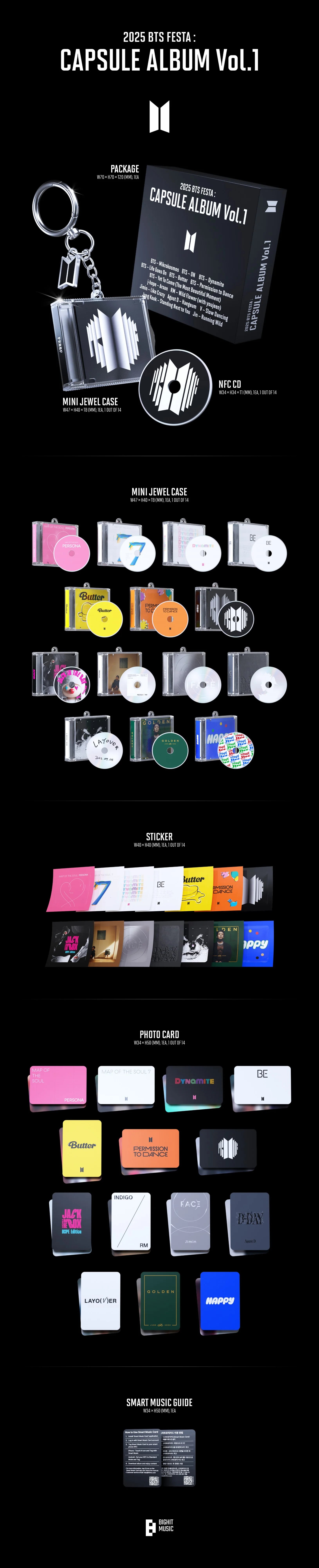 2025 BTS FESTA : CAPSULE ALBUM Vol.1 - Official BTS Music Store