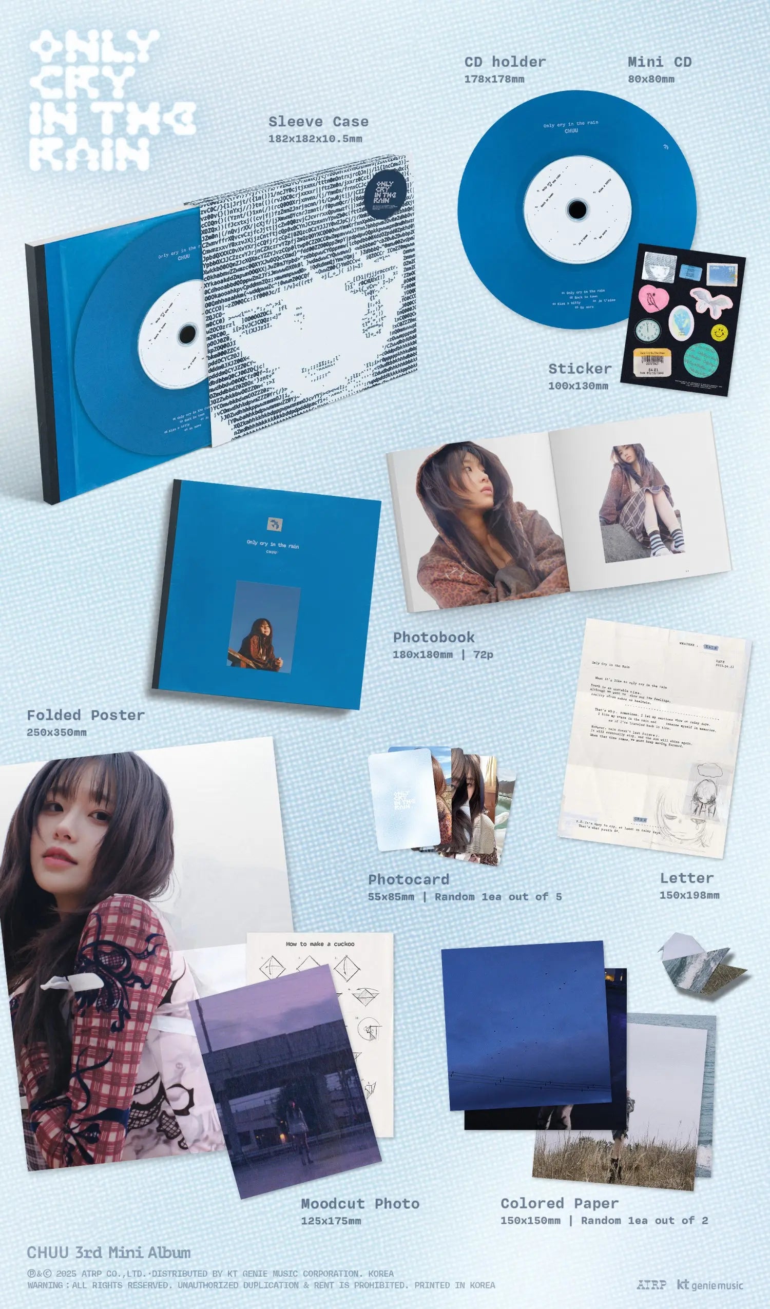CHUU - Only cry in the rain [3rd Mini Album - Platform Ver