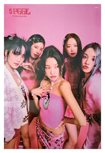Blackpink 2nd Album Born Pink [Box Set ver.] Official Poster - Photo  Concept Black