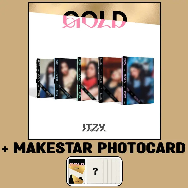 ITZY Album - GOLD (Digipack Ver.) + MAKESTAR Photocard