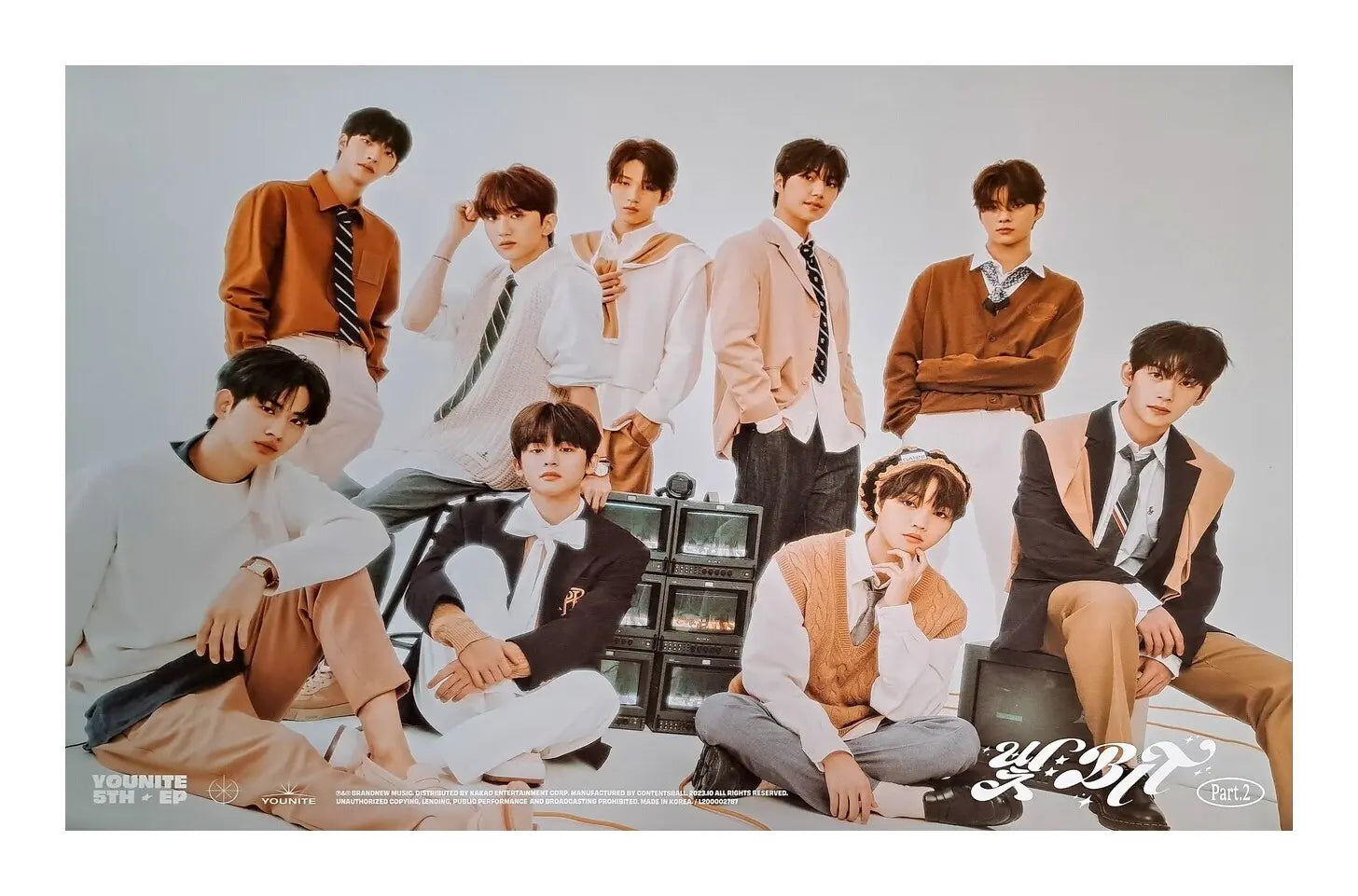 YOUNITE 5th EP Album 빛 : BIT Part.2 Official Poster - Photo Concept Delight