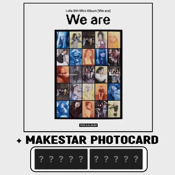[Pre-Order] i-dle 8th Mini Album - We Are (Poca Album) (Photobook Ver.) + MAKESTAR Photocard