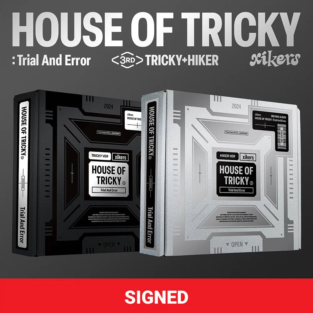 xikers 3rd Mini Album - HOUSE OF TRICKY : Trial and Error [Signed]