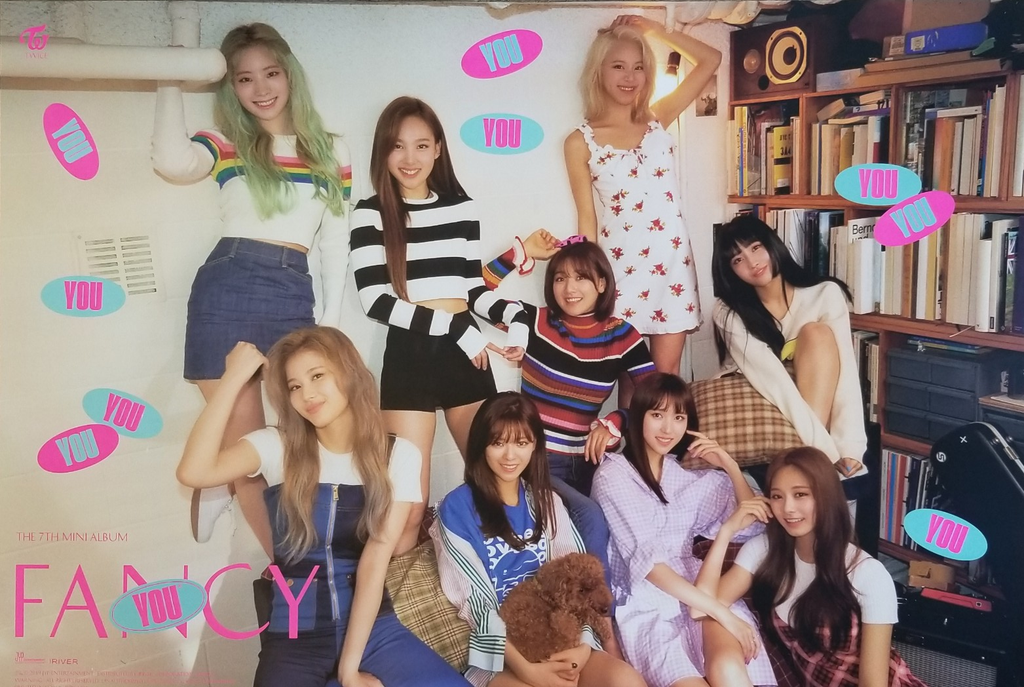 Twice 7th Mini Album Fancy You Official Poster Photo Concept 3 Choice Music La