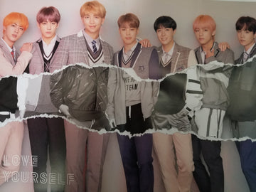 BTS LOVE YOURSELF TEAR OFFICIAL POSTER (VER U)