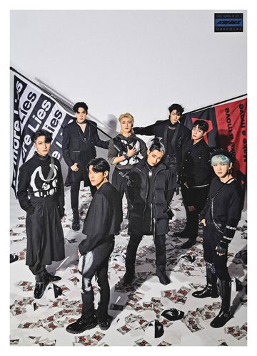  Ateez - ACTION TO ANSWER album Official Unfolded Poster in tube  case (Z version) in tube case : Sports & Outdoors