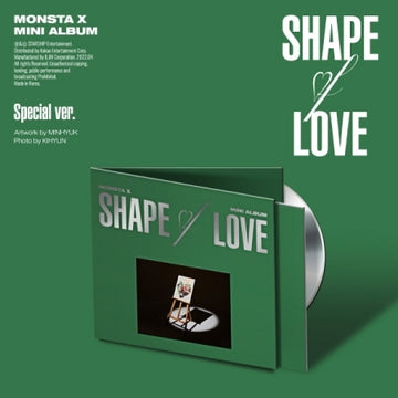 MONSTA X - 11TH MINI ALBUM : SHAPE OF LOVE (LOVE/ORIGINALITY/VIBE/EVERYTHING  VER.) (RANDOM VER.)