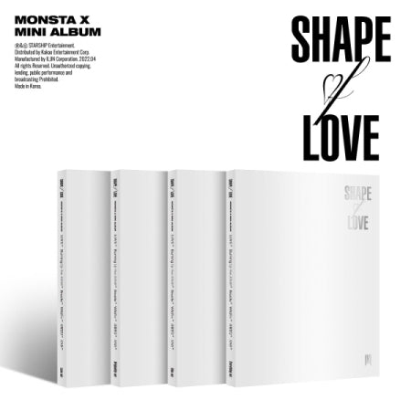 
  Monsta X 11th Mini Album - Shape Of Love – Choice Music LA
  