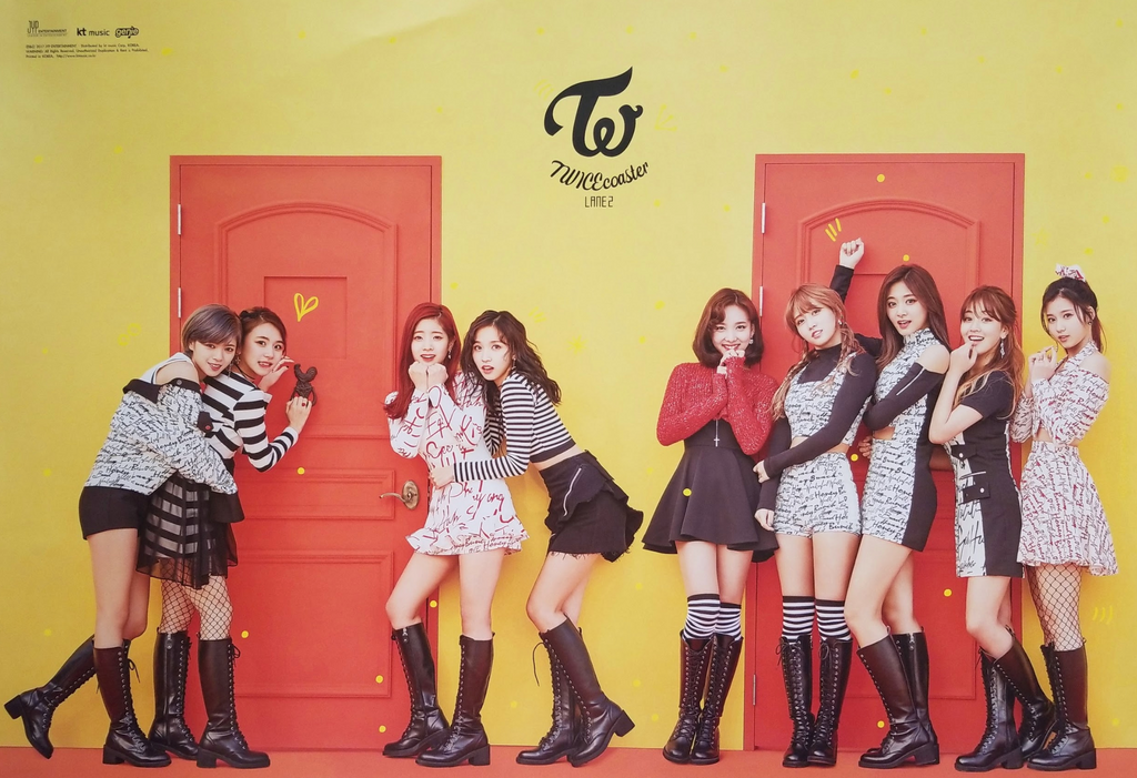 Twice 1st Special Album Knock Knock Official Poster Photo Concept 1 Choice Music La