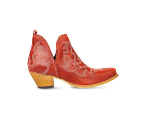 Maisie Leather Boots (Red) - Aspen Lace Boutique