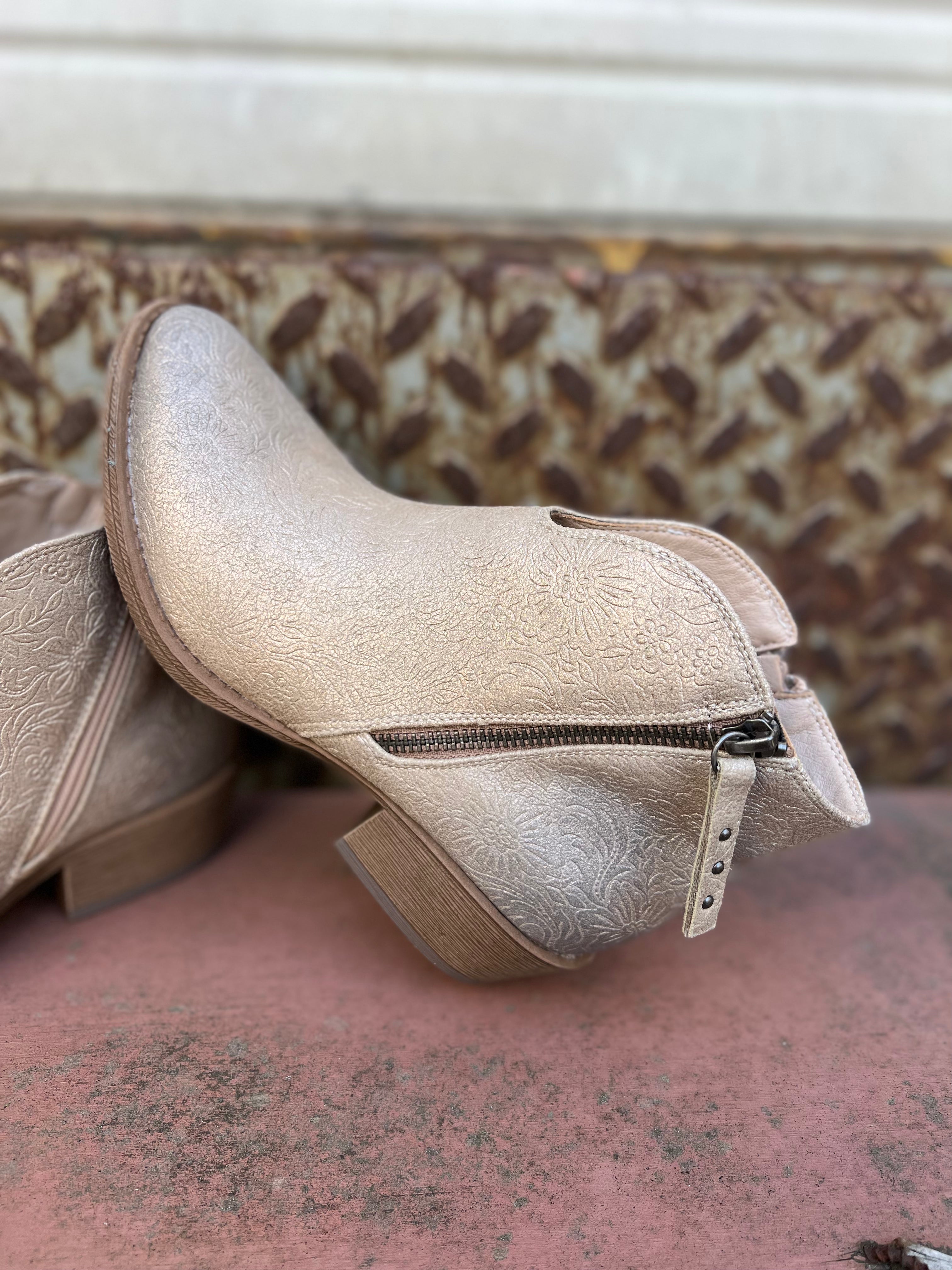 very g divine tooled bootie