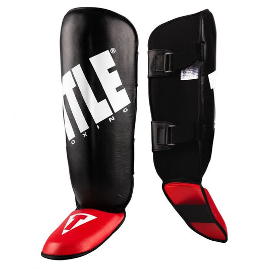 Espinilleras de Media Venum Kontact (Negro / Rojo) (Disponible por Enc –  MMALACRIANZA FIGHT STORE