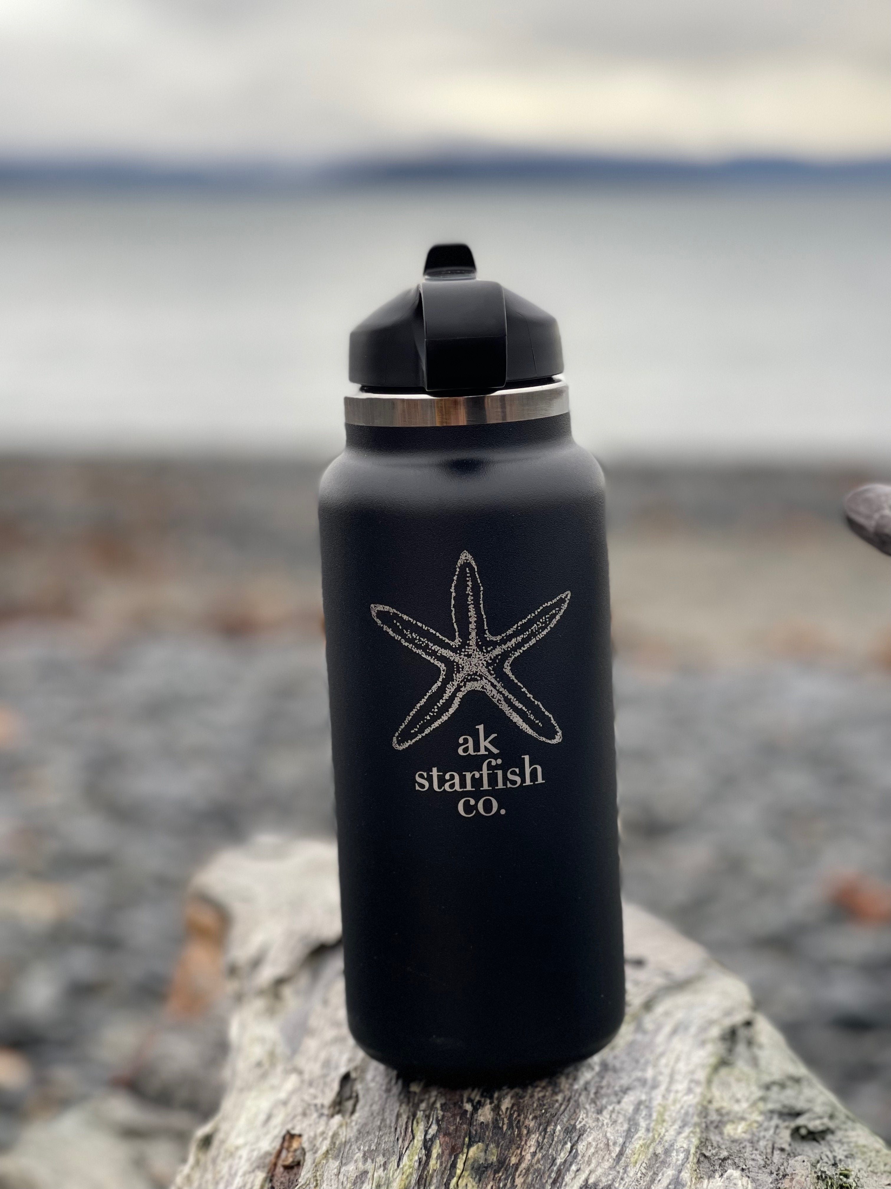 Midnight AK Wildflower 40oz Hydroflask – AK Starfish Co.