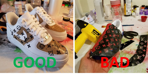 louis vuitton stickers for shoes custom