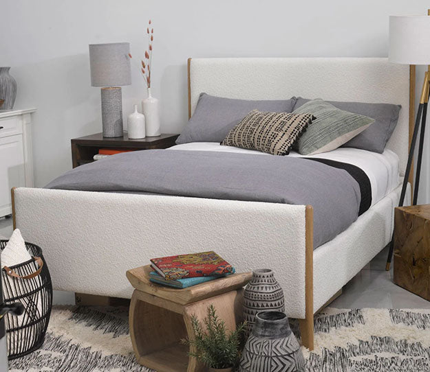 kai upholstered bed by cm home
